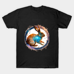 Year of the rabbit chinese zodiac sign with circle T-Shirt